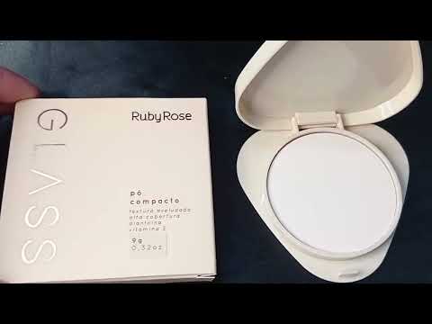 PÓ COMPACTO GLASS GPF10 RUBY ROSE 9G