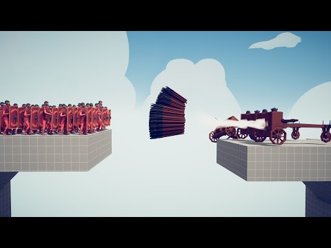 3x GOD ARCHERS vs 100x SAMURAI & ICE GIANT - Totally Accurate Battle Simulator TABS