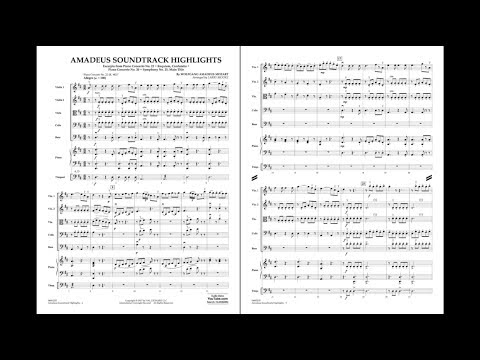 Amadeus Soundtrack Highlights by W.A. Mozart/arr. Larry Moore