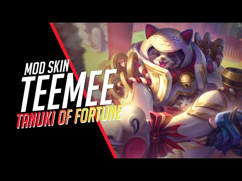 Rov | Mod Skin Teemee Tanuki Of Fortune : มอดสกิน ทีที่ ทานูกิแห่งความโชคดี