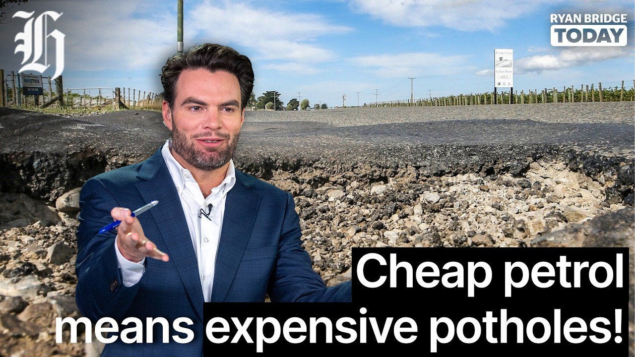 Ryan Bridge: Cheap petrol means expensive potholes! | Ryan Bridge TODAY