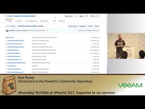 Kyle Ruddy - Introduction to the PowerCLI Community Repository