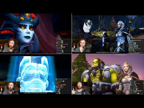 Asmongold Reaction To ALL New Rise of Azshara Cutscenes/Cinematics (Patch 8.2: Nazjatar/Mechagon)