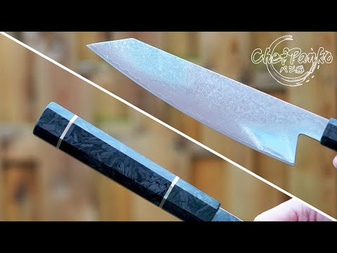Grandsharp Kiritsuke VG10 Review with a Carbon Fiber Octagonal Handle