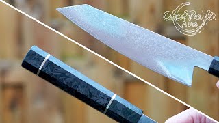 Grandsharp Kiritsuke VG10 Review with a Carbon Fiber Octagonal Handle