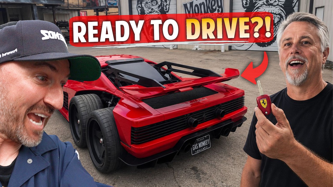 Richard Rawlings Let Us Drive His Finished 6x6 Ferrari... WTF Did He Build?