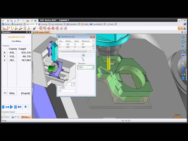TopSolid'Cam 7: Indexed Axis