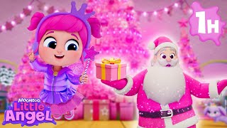 Download lagu The Pinkest Christmas Ever 💖🎄 | Holiday Episode | 1 HOUR Little Angel Kids Songs & Nursery Rhymes mp3