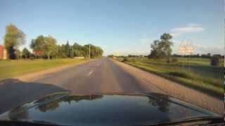 preview picture of video 'Lithuania, Radviliškis - Highway (Plentas) A9 - Pilioniai, 44 km, 20 Jun 2011'