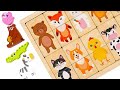 Learn Animals Match The Heads Preschool Toddler Puzzle Game