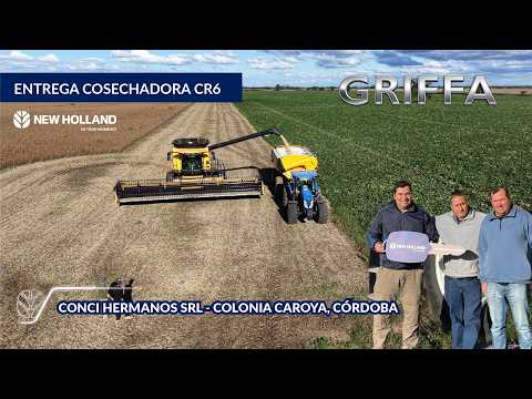 Entrega Cosechadora CR6 - Conci Hermanos SRL #Griffa #NewHolland