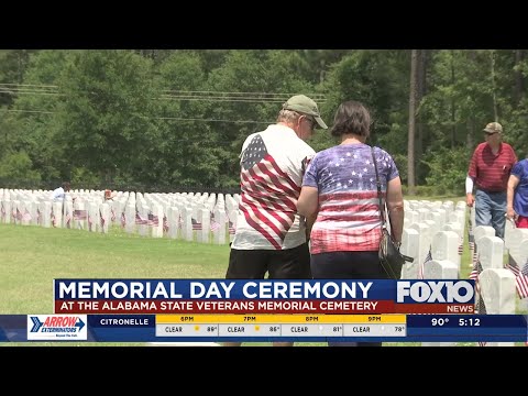 Memorial Day at Alabama State Veterans Cemetery in Baldwin County