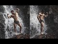 Giant Muscle Boy In Germany Flexing In Waterfalls And Pumped Up In Gym