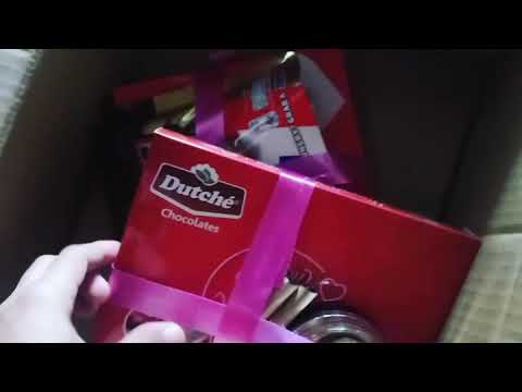 Valentine's Gift - Delivery Box, Heart and  Chocolates