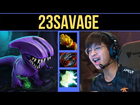 T1 23SAVAGE FACELESS VOID WITH 28K NETWORK FARM - DOTA2 7.29 GAMEPLAY