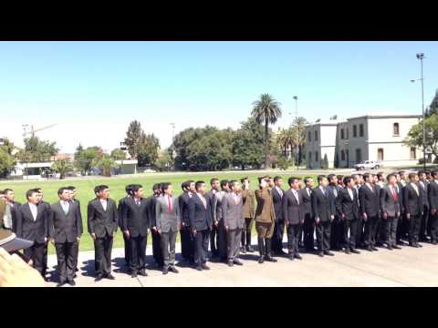 Escuela de Carabineros. Ceremonia de ingreso aspirantes a oficiales año 2014