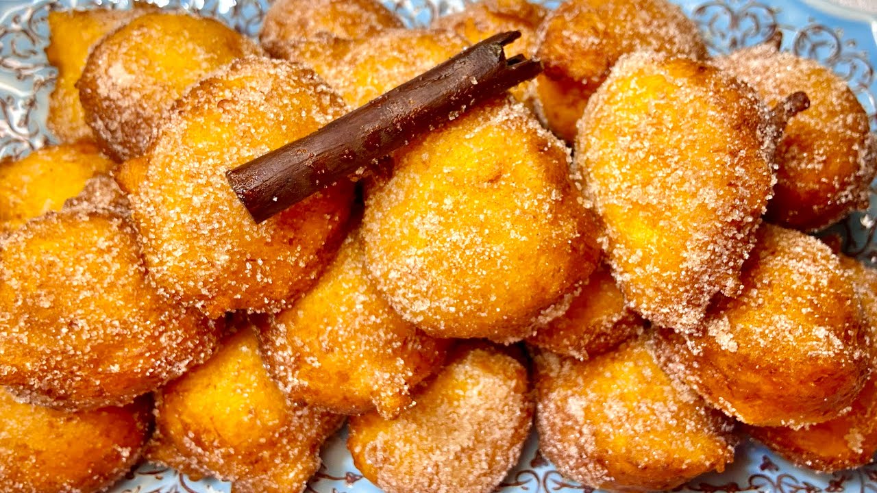 Sonhos de Abóbora, os mais fofinhos e húmidos! Receita de Natal 🎄