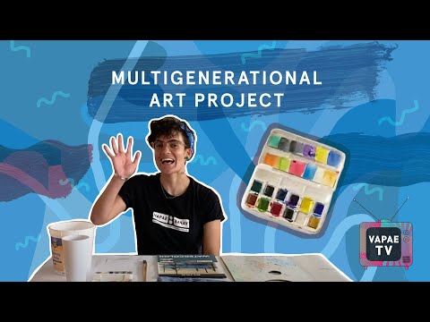Multigenerational Art Project: Breathing Through Watercolor