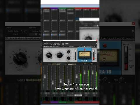 Punchy guitars with CLA-76 from Waves Audio  ✅   @wavesaudio #wavesftwIf