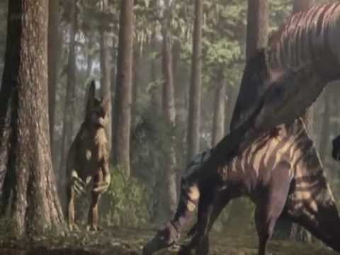 spinosaurus versus carcharodontosaurus.mpg