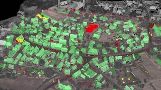 Airborne Laser Scanning (ALS): Point cloud Abenberg 2009, Change detection 2009-2008