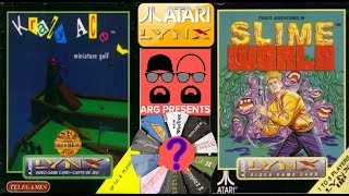 Atari Lynx - Krazy Ace Miniature Golf and Todds Adventures in Slime World - ARG Presents Volume 29