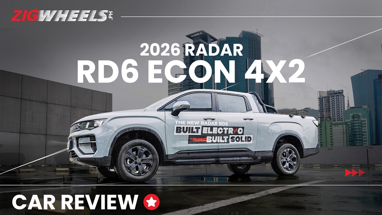 2026 Radar RD6 ECON EV Pickup Review | Zigwheels.Ph