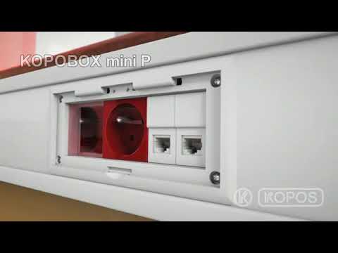 Video Doza 6 module pentru montaj in canal cablu tip PK 110x70