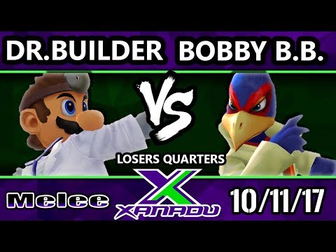 S@X 223 Melee - Doctor Builder (Dr. Mario) Vs. Bobby Big Ballz (Falco) - Smash Melee Losers Quarters