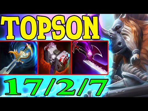 When Topson Magnus Wants To Carry The Game l Dota 2 7.24 Gameplay