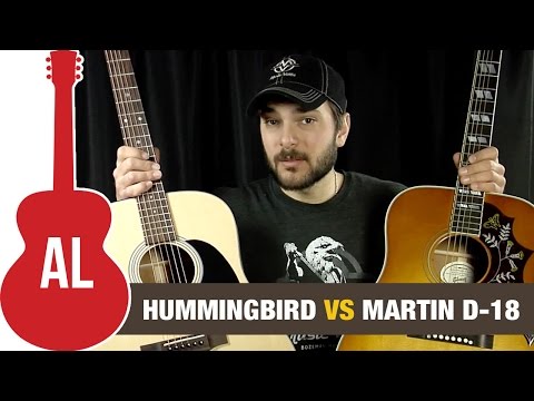 Gibson Hummingbird vs Martin D18 - which is the best acoustic guitar?