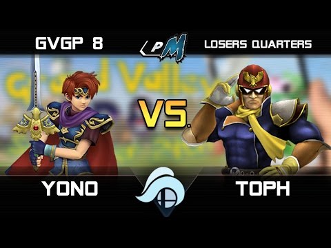 GVGP 8 Project M Losers Quarters - Yono (Roy) vs. Toph (Falcon/Ganondorf)