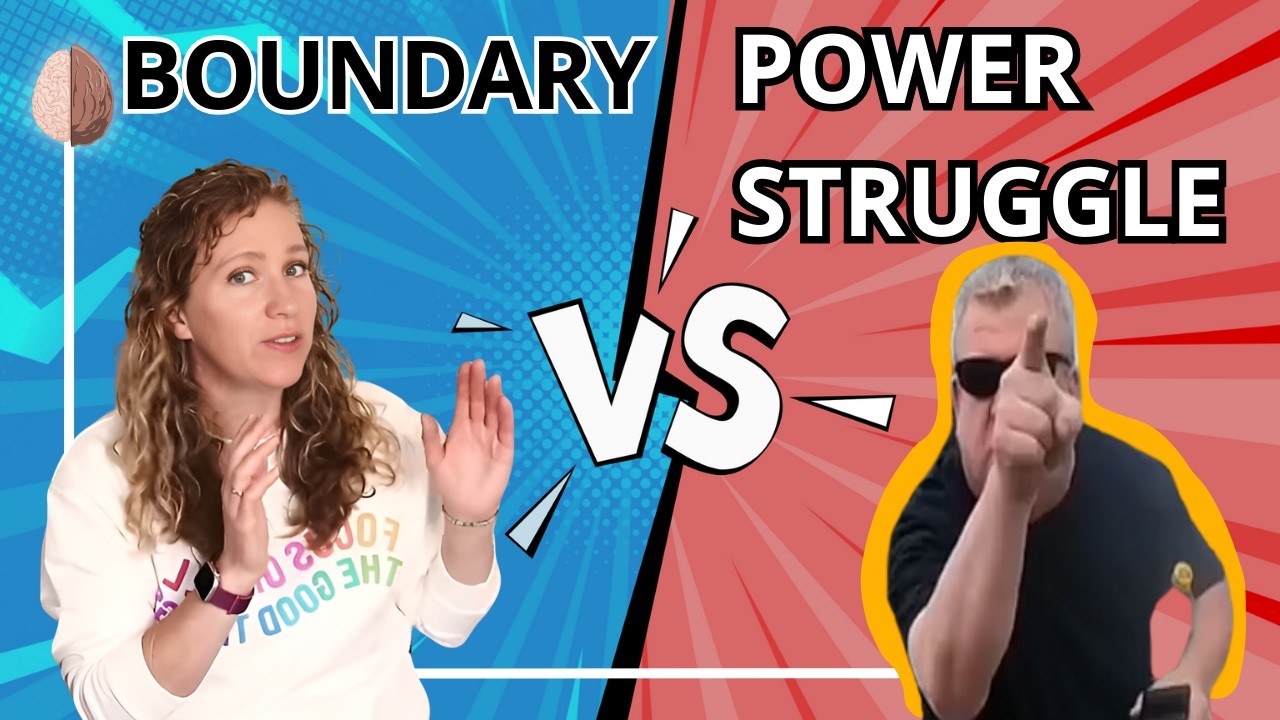 Setting a Boundary vs. A Power Struggle - How to set boundaries in parenting or relationships