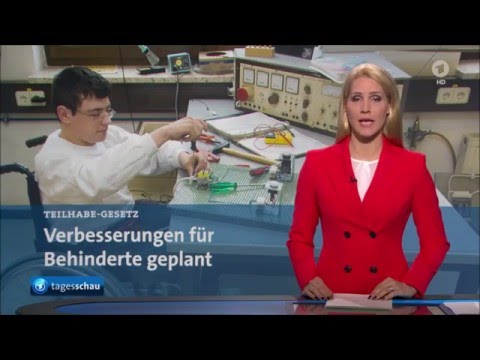 Tagesschau vom 29.04.2016 zum Bundesteilhabegesetz
