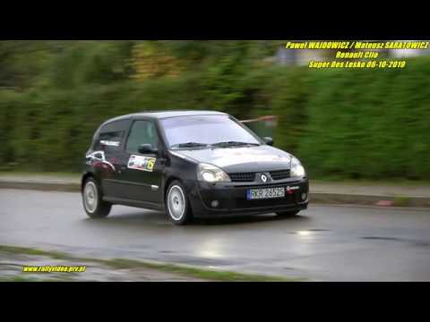 Paweł WAJDOWICZ / Mateusz SARATOWICZ - Renault Clio - Super Oes Lesko 06-10-2019