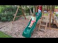 Review Of Gorilla Playsets Avalon Wooden Swing Set With Slide