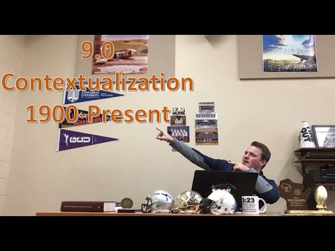 Cain Course AP World History 9.0 Contextualization