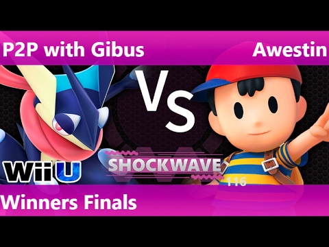 SW 116 - P2P with Gibus (Greninja) vs SS | Awestin (Ness) Winners Finals - Smash 4