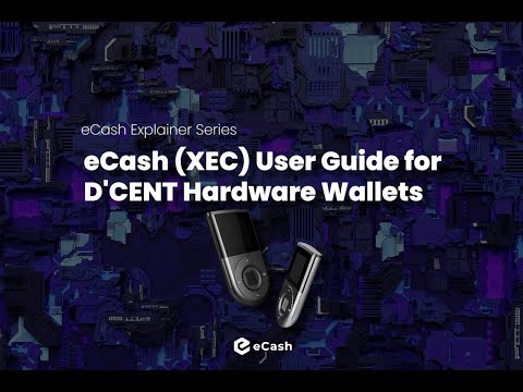 eCash (XEC) User Guide for D'CENT Hardware Wallets