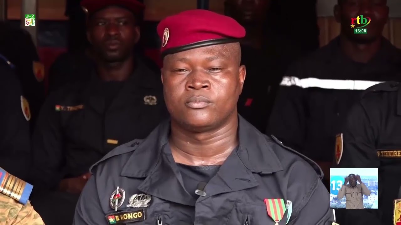B. Waongo, prend les rênes du groupement de formation de la Brigade Nationale des Sapeurs-Pompiers