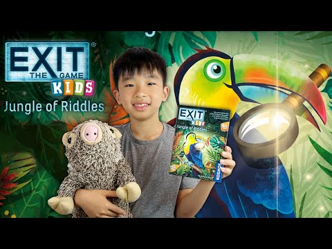 Exit The Game Kids: Jungle of Riddles Unboxing and Review | Look Who's Blogging
