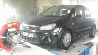 preview picture of video 'Ford C-MAX 66kW/90HP orig. and new 87kW/118HP on MAXDYNO in Ludgerovice near Ostrava'