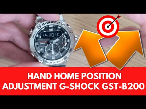 Hand home position adjustment - G-SHOCK