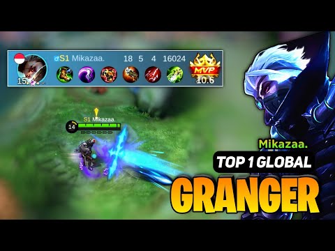 Granger Best Build 2023 [ Granger Top 1 Global Gameplay ] By Mikazaa - Mobile Legends