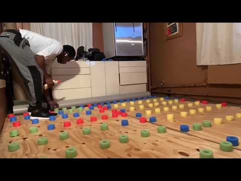 Christopher Charles McDaniel's DIY Sprung Dance Floor At Home