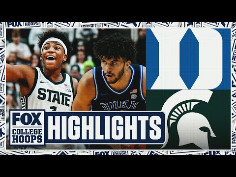 No. 4 Duke Blue Devils vs. No. 7 Michigan State Spartans Highlights 🏀 FOX College Hoops