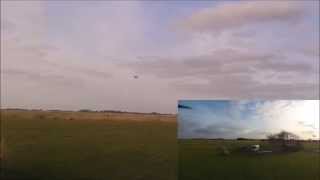 preview picture of video 'Q500 mit 14x6 Zoll Props, Testflug Vereinsgelände MBC Norden'