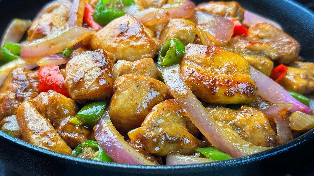 Juicy Pan-Seared Onion Chicken