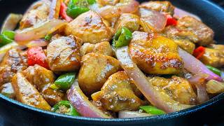Juicy Pan-Seared Onion Chicken