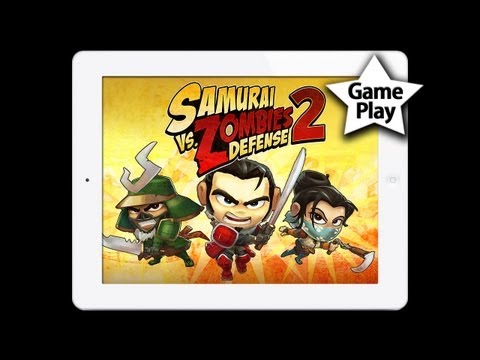 SAMURAI VS. ZOMBIES DEFENSE 2 for iPad/iPhone/iPod - GAMEPLAY